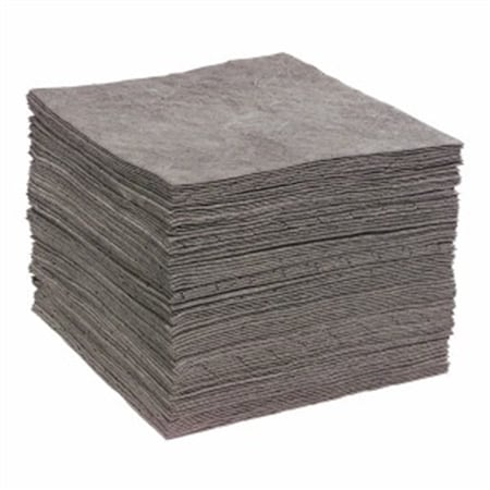 Pig Sorbent Pad, Universal, 15 in x 19 in, Gray MAT740